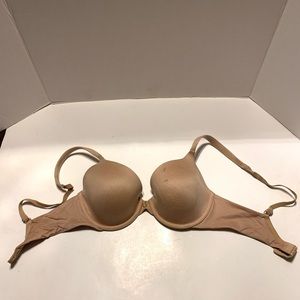 Victoria Secret Lined Perfect Coverage Bra 32C Nude
